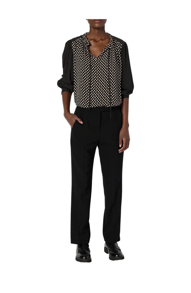 GERARD DAREL Cora Straight Suit Pants, Alternate, color, Black