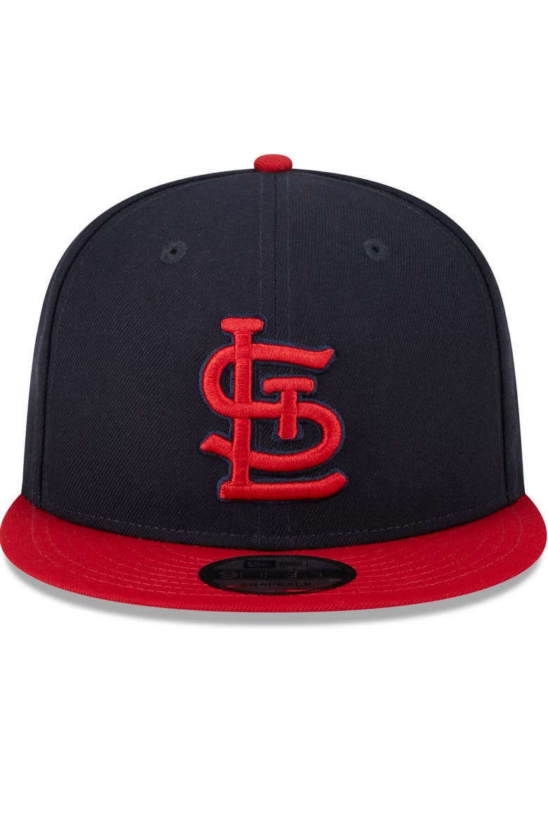 Men's New Era  Navy St. Louis Cardinals 2024 Batting Practice 9FIFTY Snapback Hat, Alternate, color, Navy