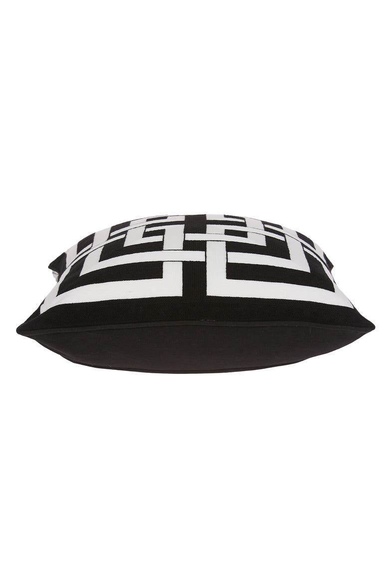Abali Decorative Accent Pillow, Alternate, color, BLACK