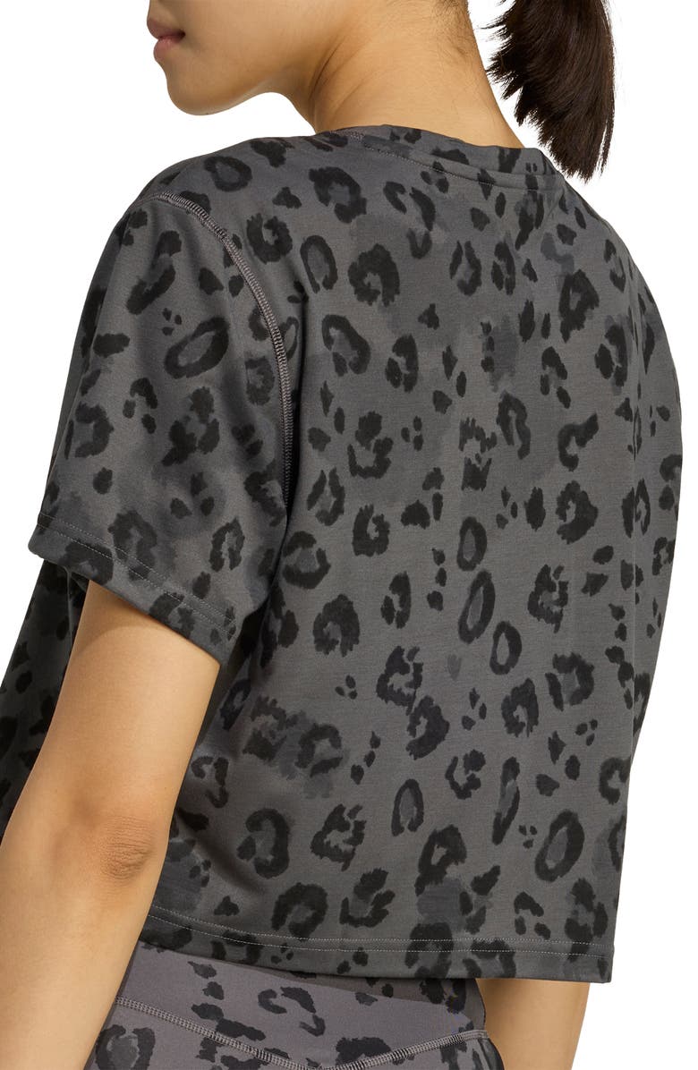 adidas Workout Essentials T-Shirt, Alternate, color, Grey/ Print