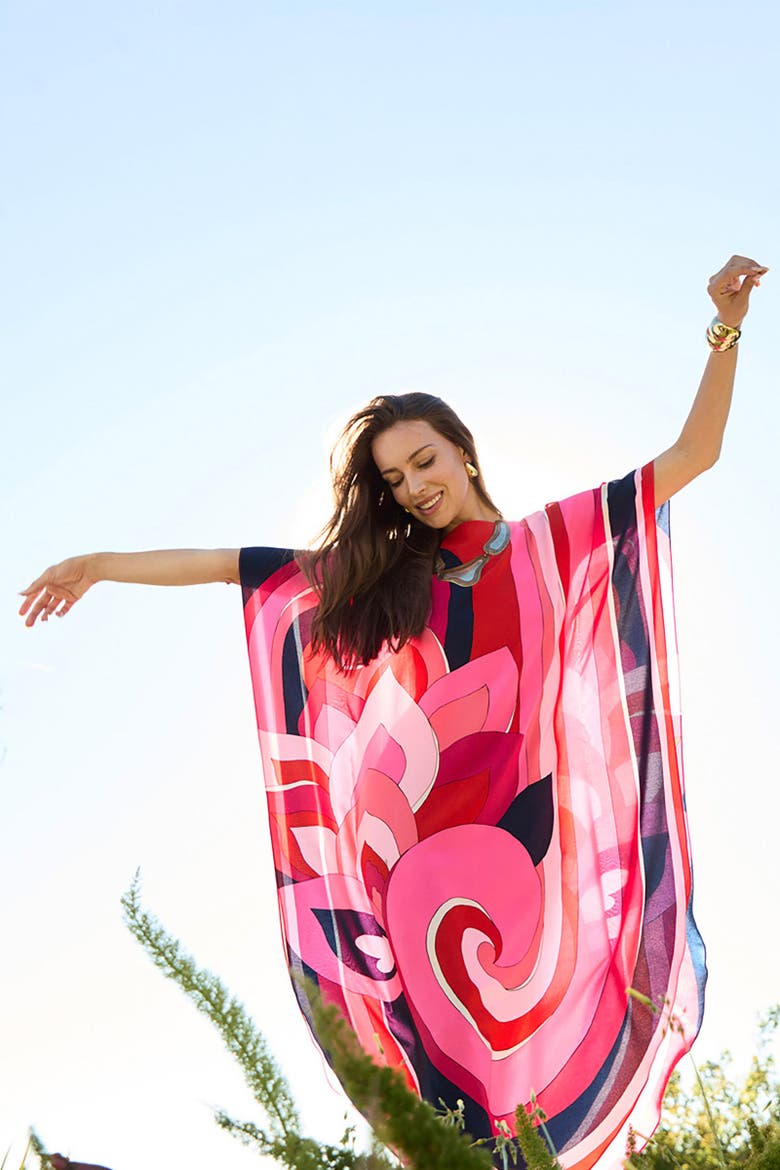 Jalani Maxi Caftan Dress, Alternate, color, Multi