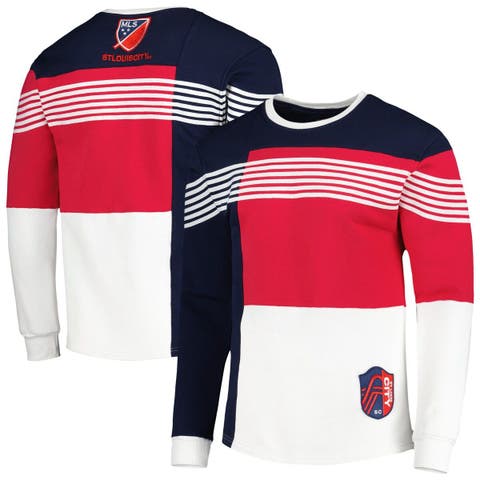 Men's Navy St. Louis City SC Logo Pullover Sweatshirt