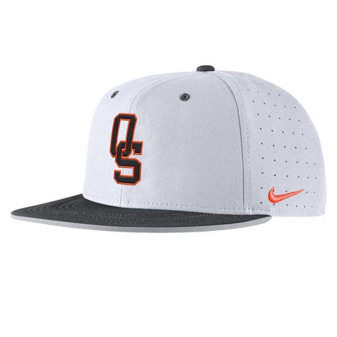 Men's Nike White Oklahoma State Cowboys 2025 On-Field True Performance Baseball Fitted Hat