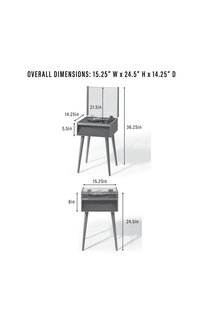 Crosley Radio Dean Record Player, Alternate, color, Natural