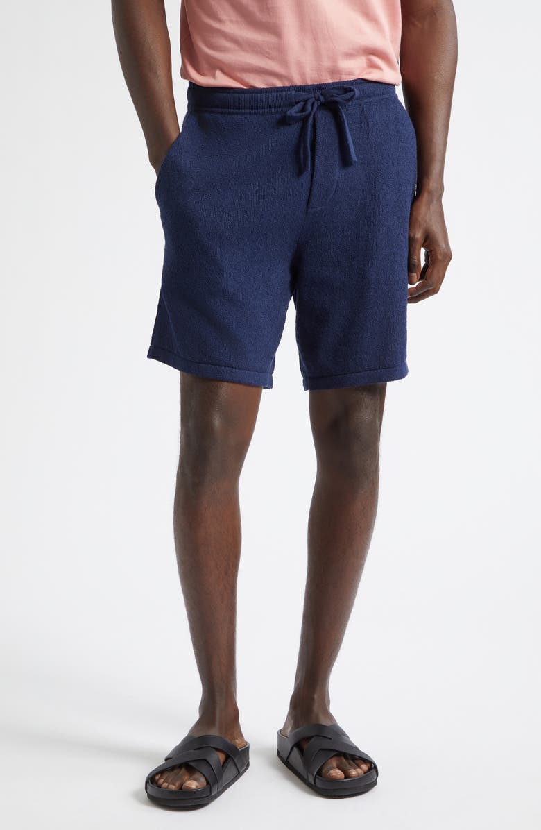 Dolce&Gabbana Terry Cloth Bermuda Shorts, Main, color, B3895 Blue Scuro