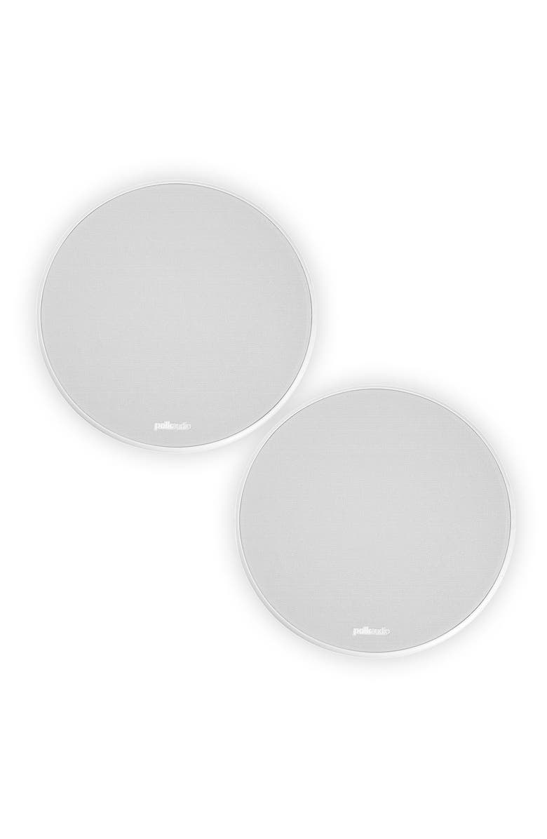 Polk Audio 80F/X-RT Vanishing 8" In-Ceiling Speakers - Pair, Alternate, color, White