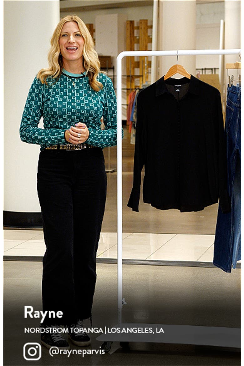 Helek Covered Button Silk Shirt video