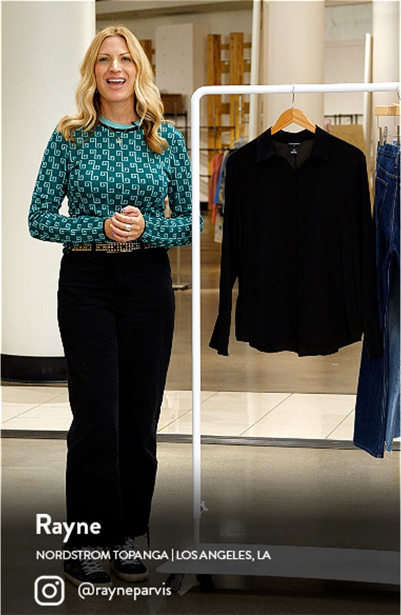 Helek Covered Button Silk Shirt, sales video thumbnail