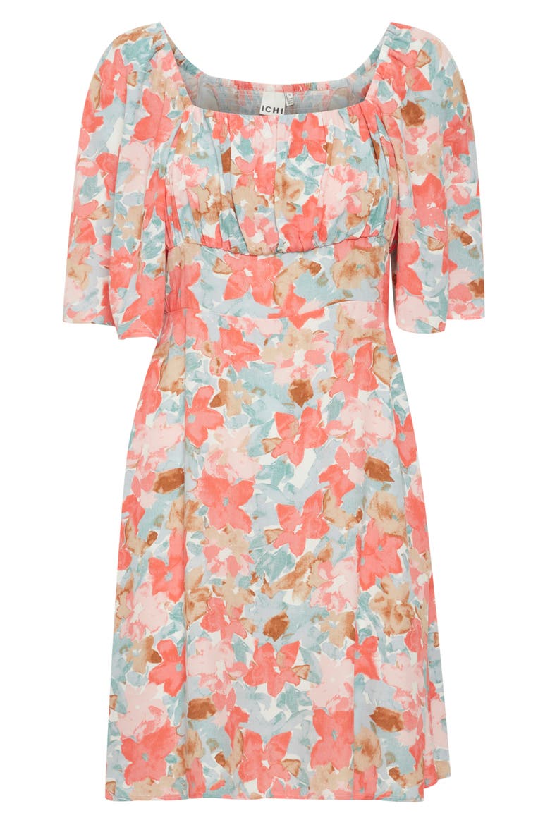 Floral Print Dress, Alternate, color, MULTI FLOWER