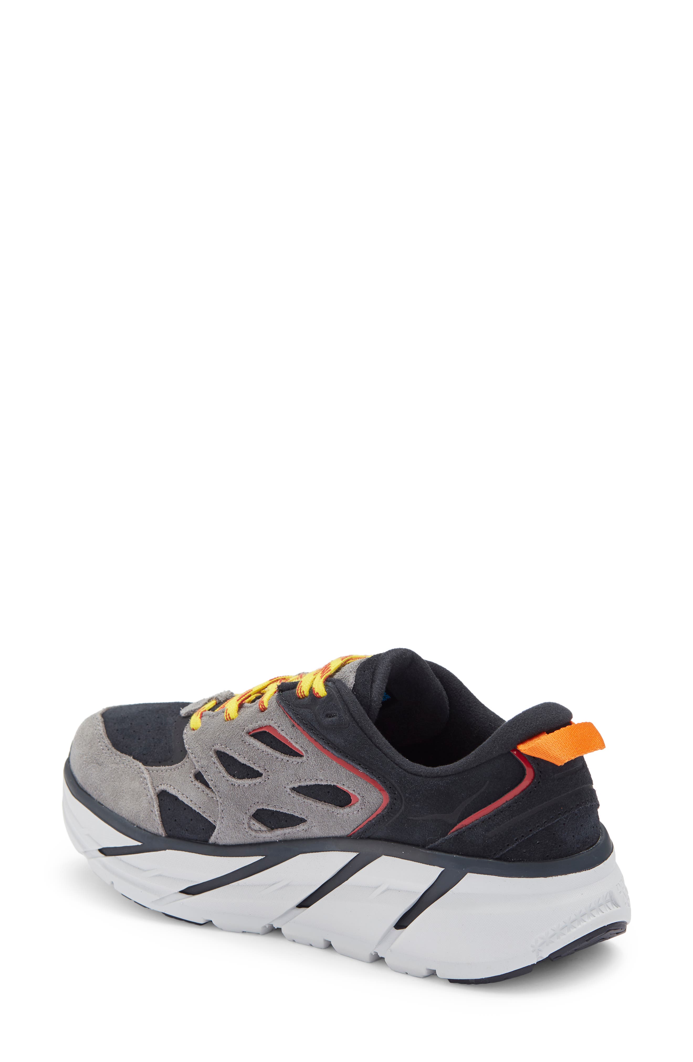 HOKA Clifton L Suede Sneaker, Alternate, color, 