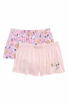 PEANUTS ® 2-Pack Assorted Pajama Shorts