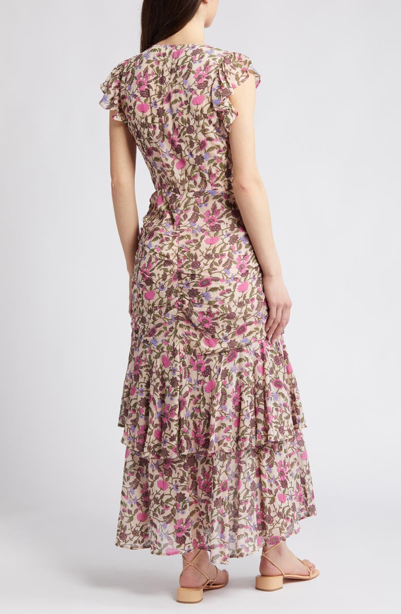 Cleobella Bryce Chiffon Maxi Dress, Alternate, color, 