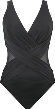 Miraclesuit® Illusionist Crossover One-Piece Swimsuit