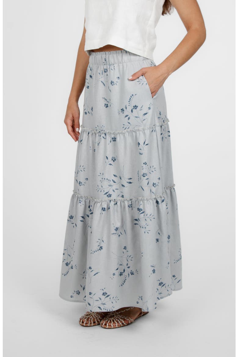 Catalina Skirt, Alternate, color, Water Flower