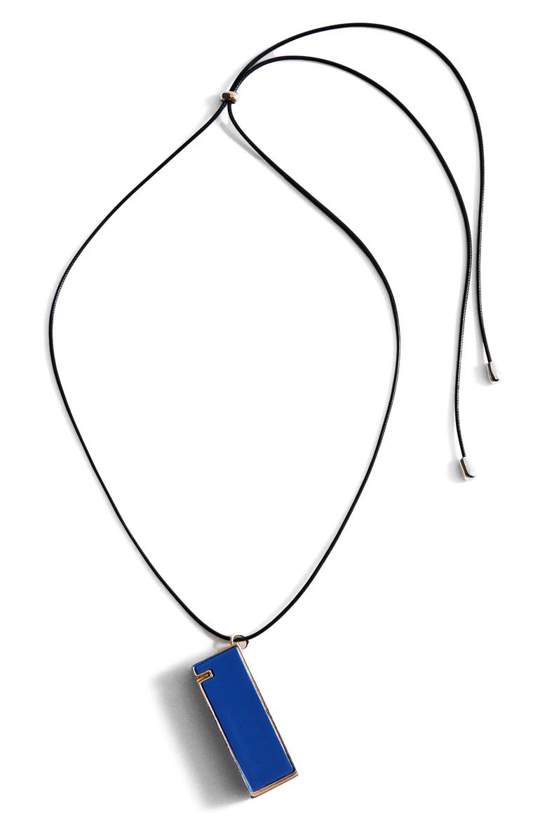 Pendant Necklace, Main, color, BLUE