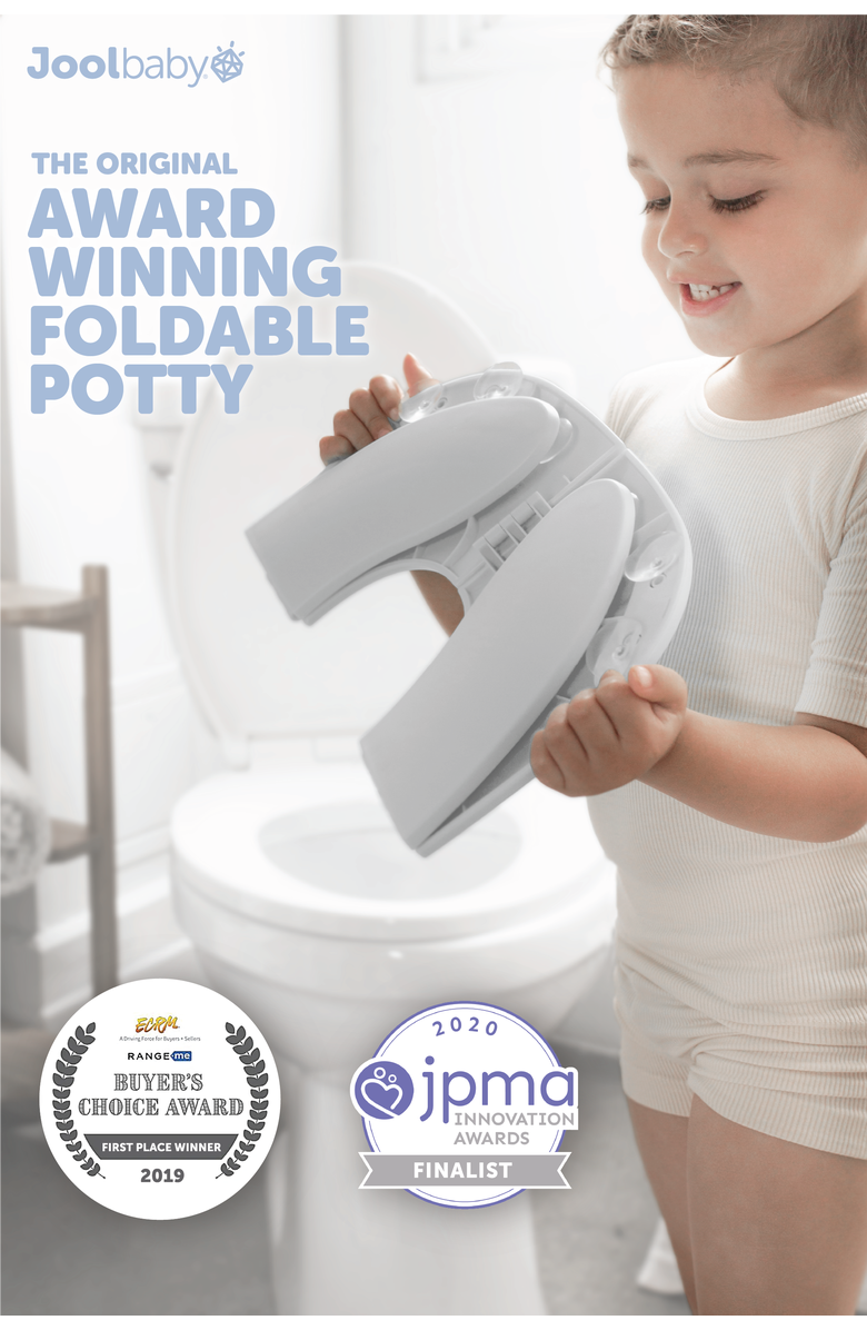 Jool Baby Folding Travel Potty Training Seat, Alternate, color, Gray
