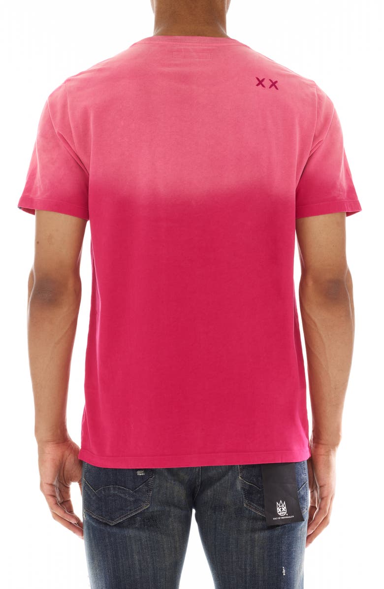 Cult of Individuality Shimuchan Flocked Logo Graphic T-Shirt, Alternate, color, 