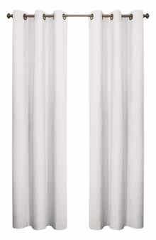 Outdoor Decor by Commonwealth Set of 2 Cotton Curtain Panels