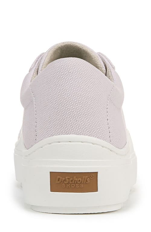 Dr. Scholl's Women's Time Off Lace Up Platform Sneakers In Lavender