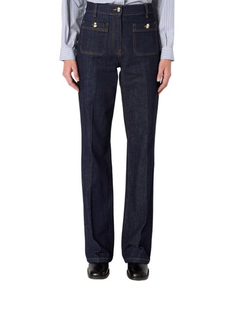 Clema High-Waist Straight Jeans