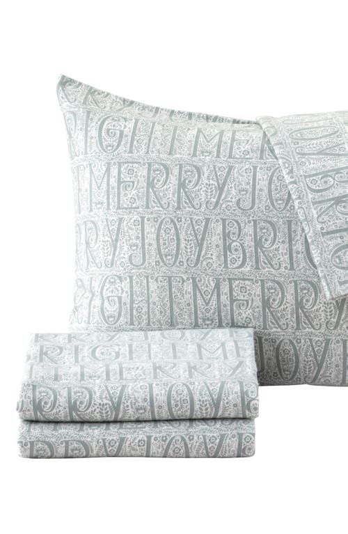 Woven & Weft Turkish Cotton Flannel Holiday Sheet Set