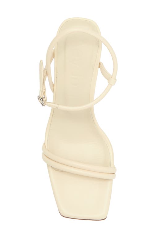 Aeyde Helene Ankle Strap Sandal In Creamy