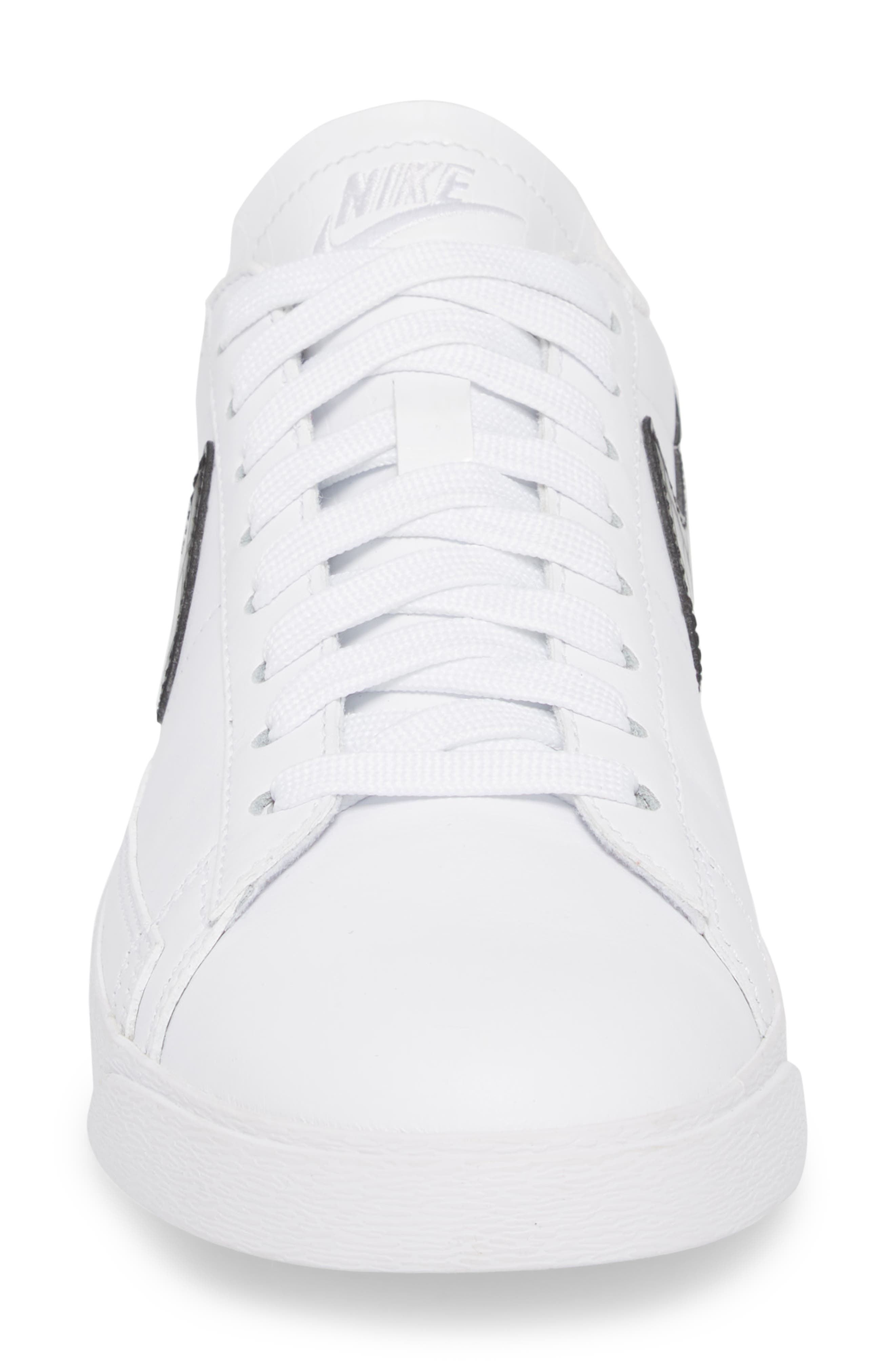 Blazer Low Essential Sneaker, Alternate, color, WHITE/ BLACK
