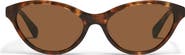 QUAY Talk Nice 55mm Cat Eye Sunglasses