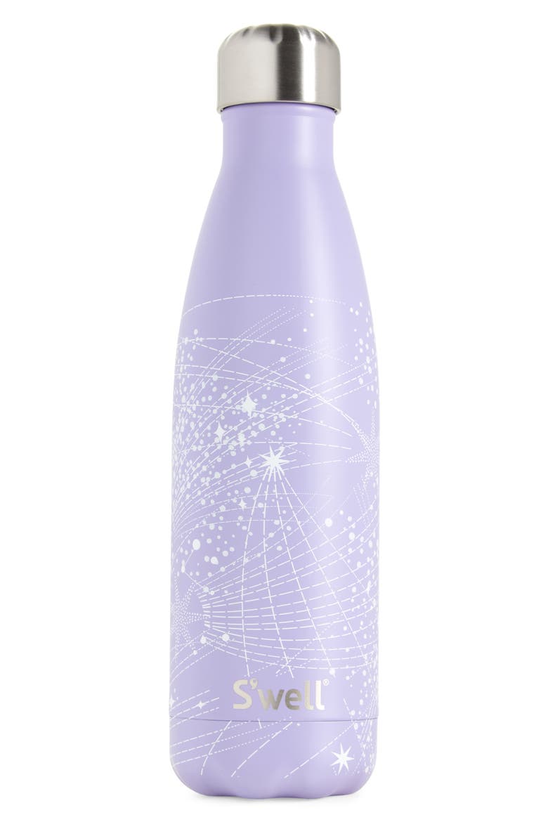 17-Ounce Insulated Stainless Steel Water Bottle, Main, color, PERIWINKLE STARS