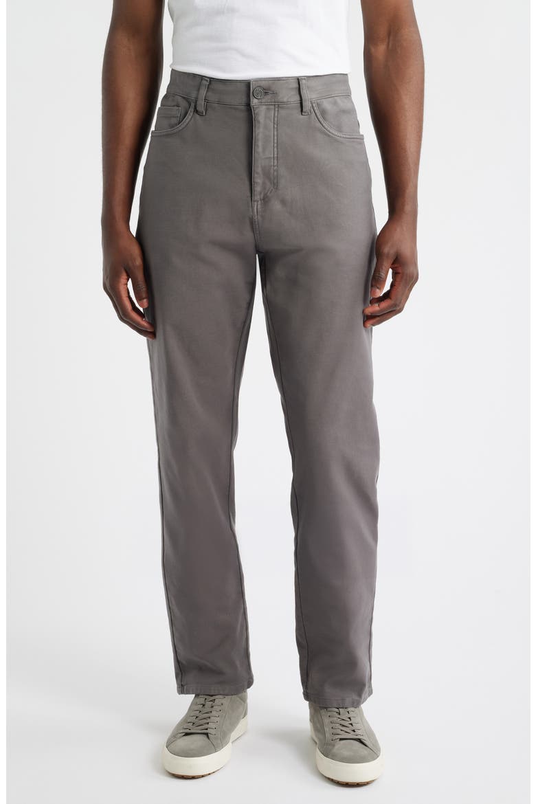 XC Flex® Stretch Straight Leg 5-Pocket Pants, Main, color, GRAY