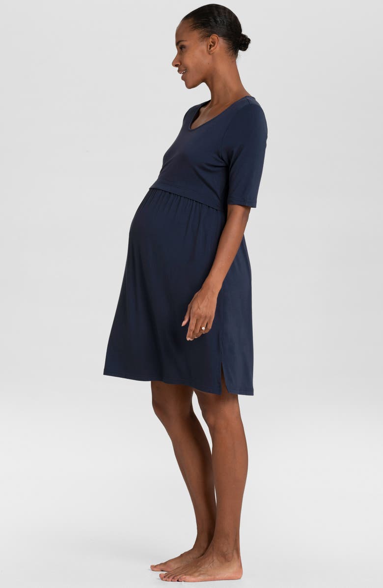 Seraphine 2-Pack Maternity/Nursing Nightgowns, Alternate, color, 