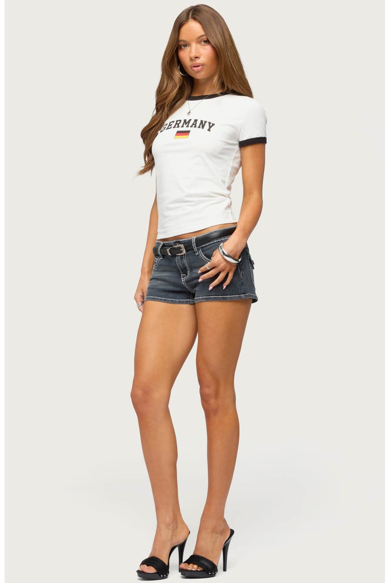 Germany Ringer T-Shirt, Alternate, color, WHITE