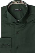 MASUTTO Aria Solid Button-Up Long Sleeve Shirt