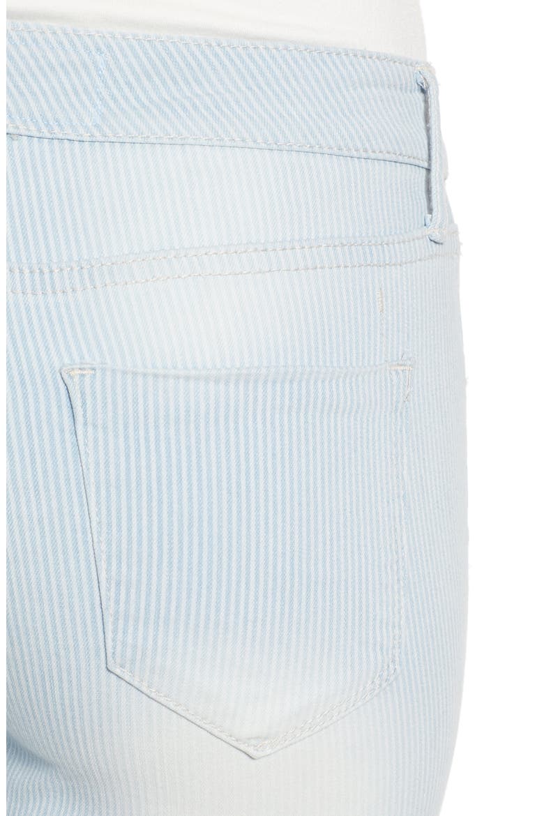 Pinstripe Crop Skinny Jeans, Alternate, color, PALM BAY WASH