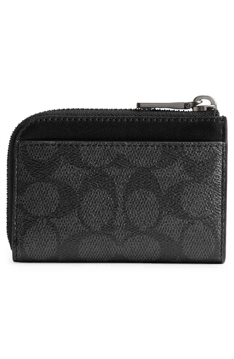 COACH Logo Monogram Coated Canvas Wallet, Alternate, color, 
