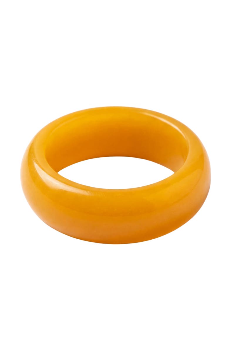 Mandarin Orange Hand-Cast Resin Ring, Main, color, Orange