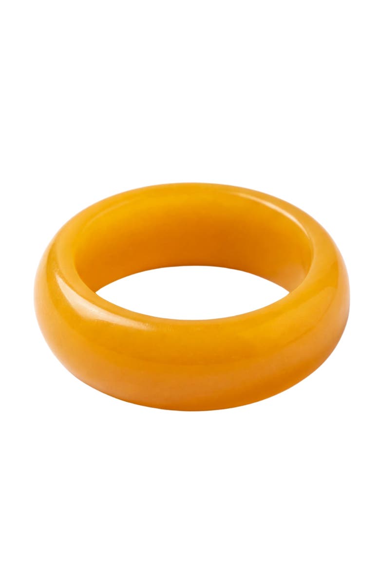 seree Mandarin Orange jade stone ring, Main, color, Orange