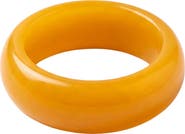 seree Mandarin Orange jade stone ring