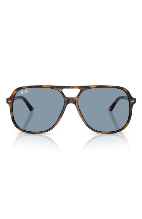 Bill 56mm Aviator Sunglasses