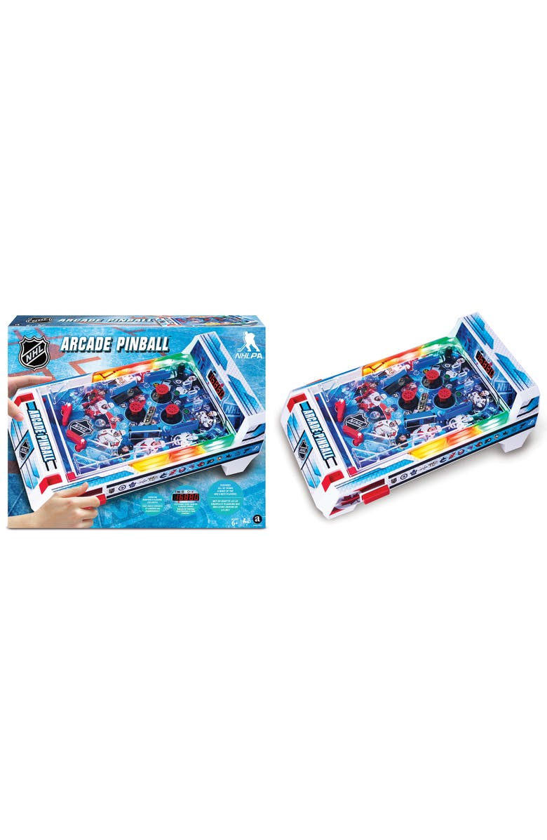 Ambassador Games Nhl Arcade Pinball Light & Sound Tabletop Sports Game, Alternate, color, Multicolored
