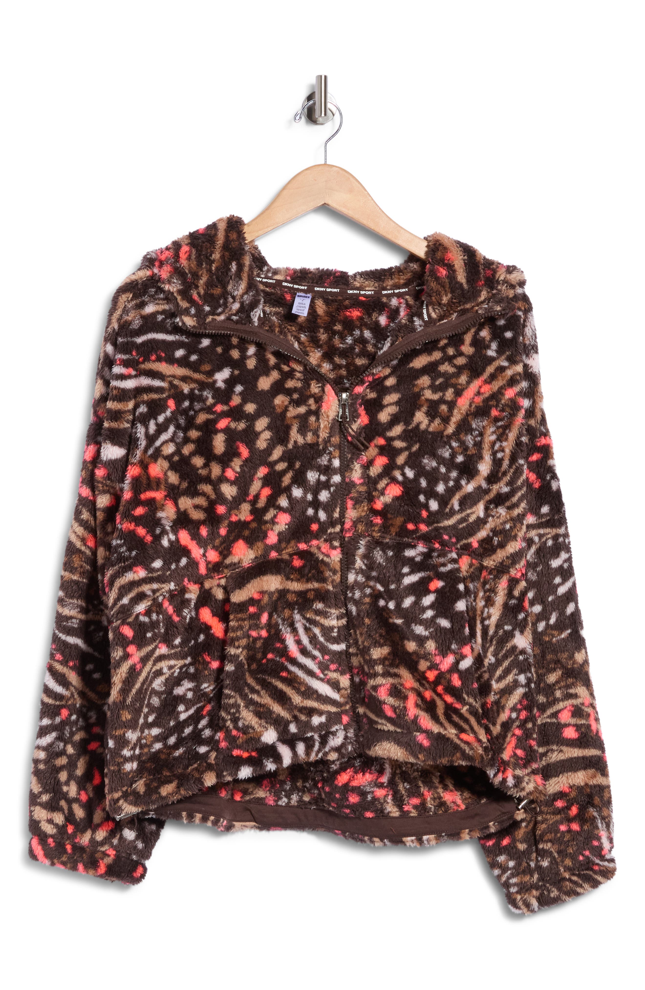 Printed High-Low Jacket