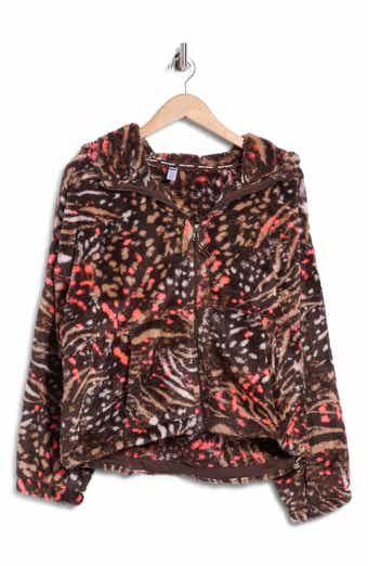 Printed High-Low Jacket