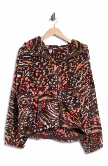 Printed High-Low Jacket