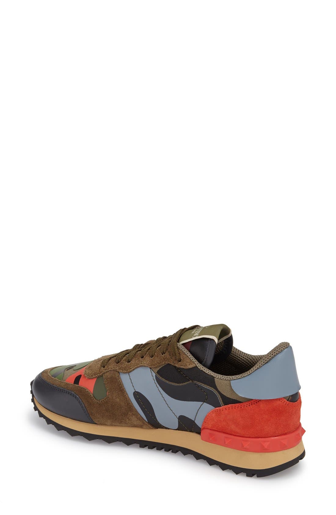 Valentino Garavani Valentino Rockstud Camo Sneaker, Alternate, color, 