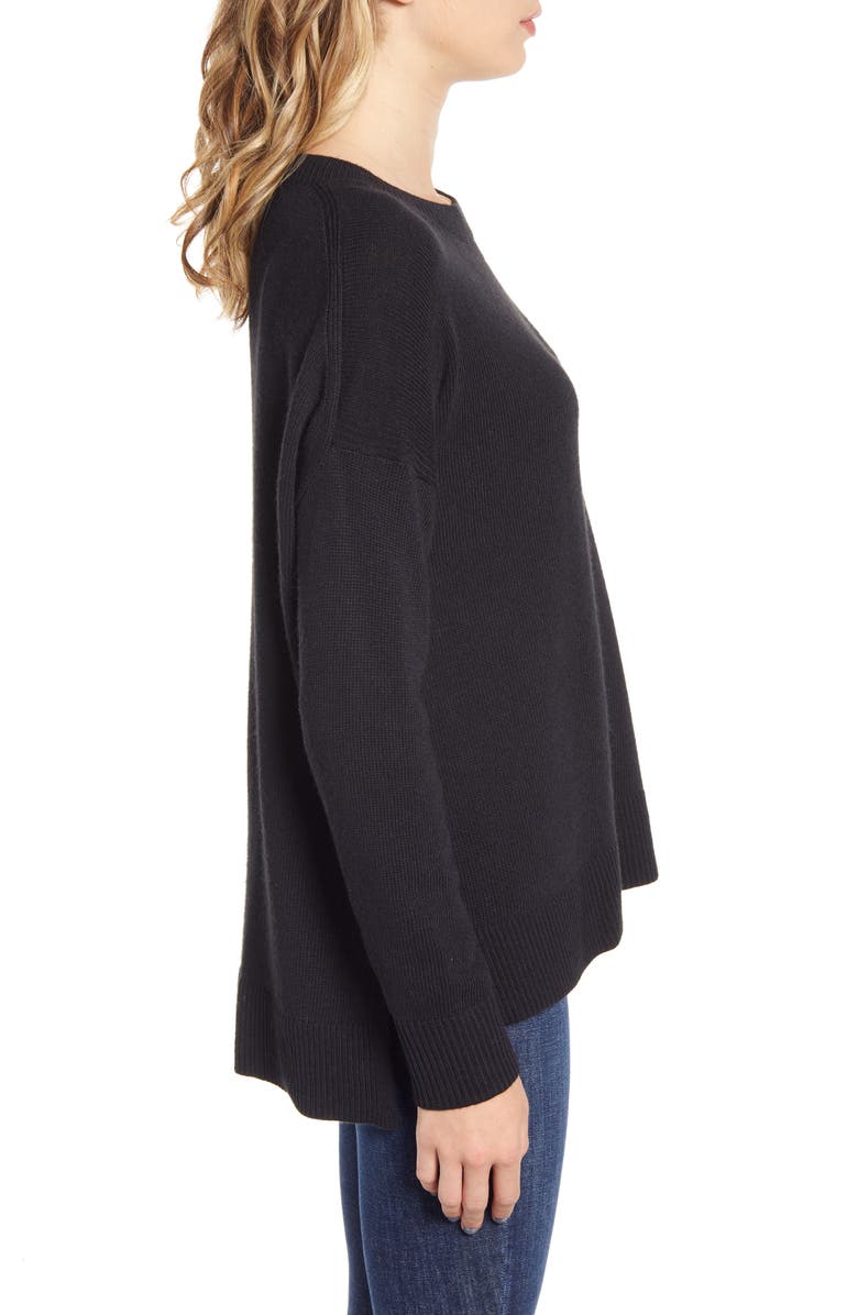 Chelsea28 Chelsea 28 High/Low Crewneck Sweater, Alternate, color,