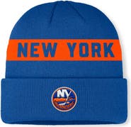 FANATICS Men's Fanatics Royal New York Islanders Authentic Pro Rink Cuffed Knit Hat