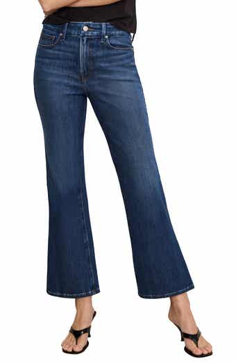 Good American Soft-Tech Good Crop Bootcut Jeans
