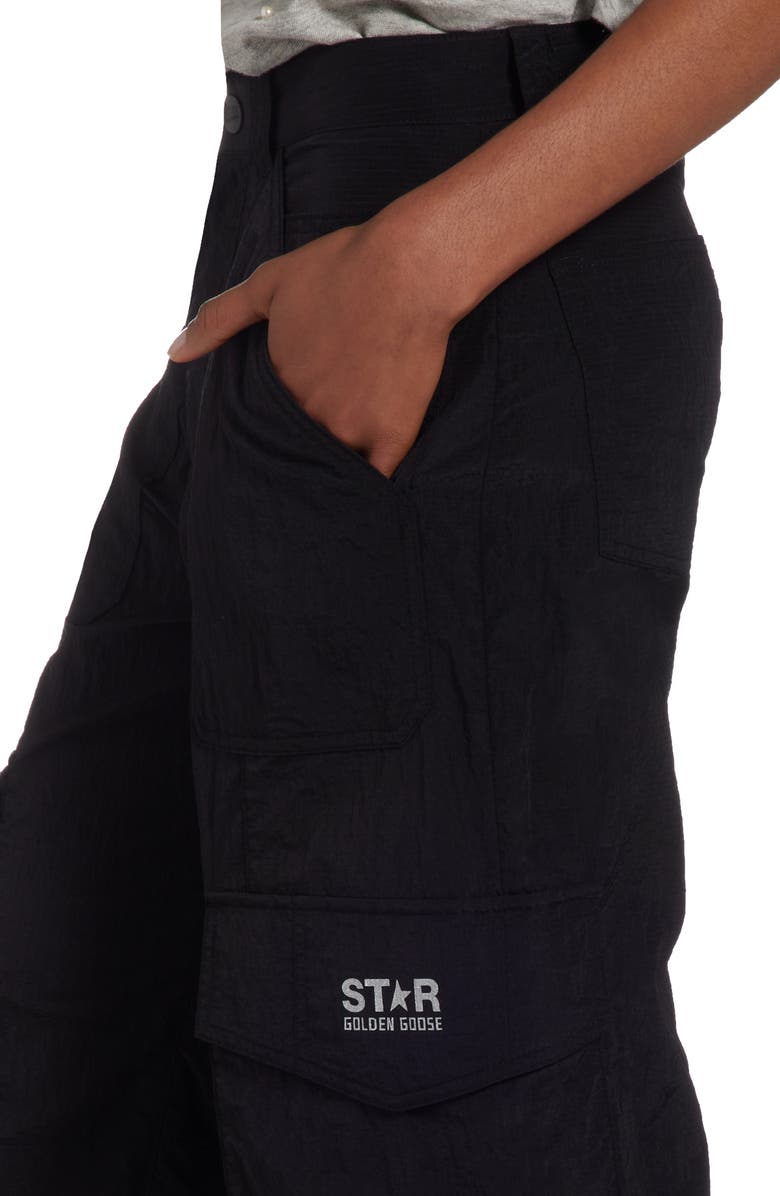 Golden Goose Star Nylon Cargo Pants, Alternate, color,