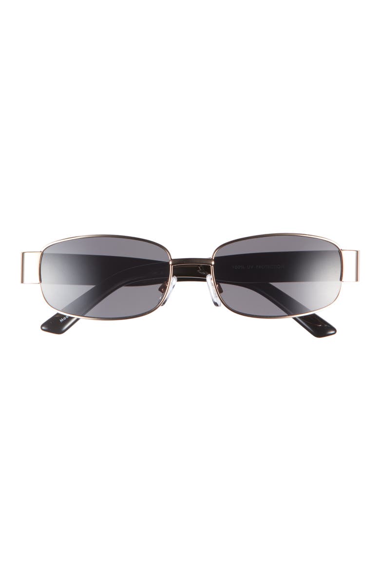 Square Sunglasses, Main, color, GOLD- BLACK