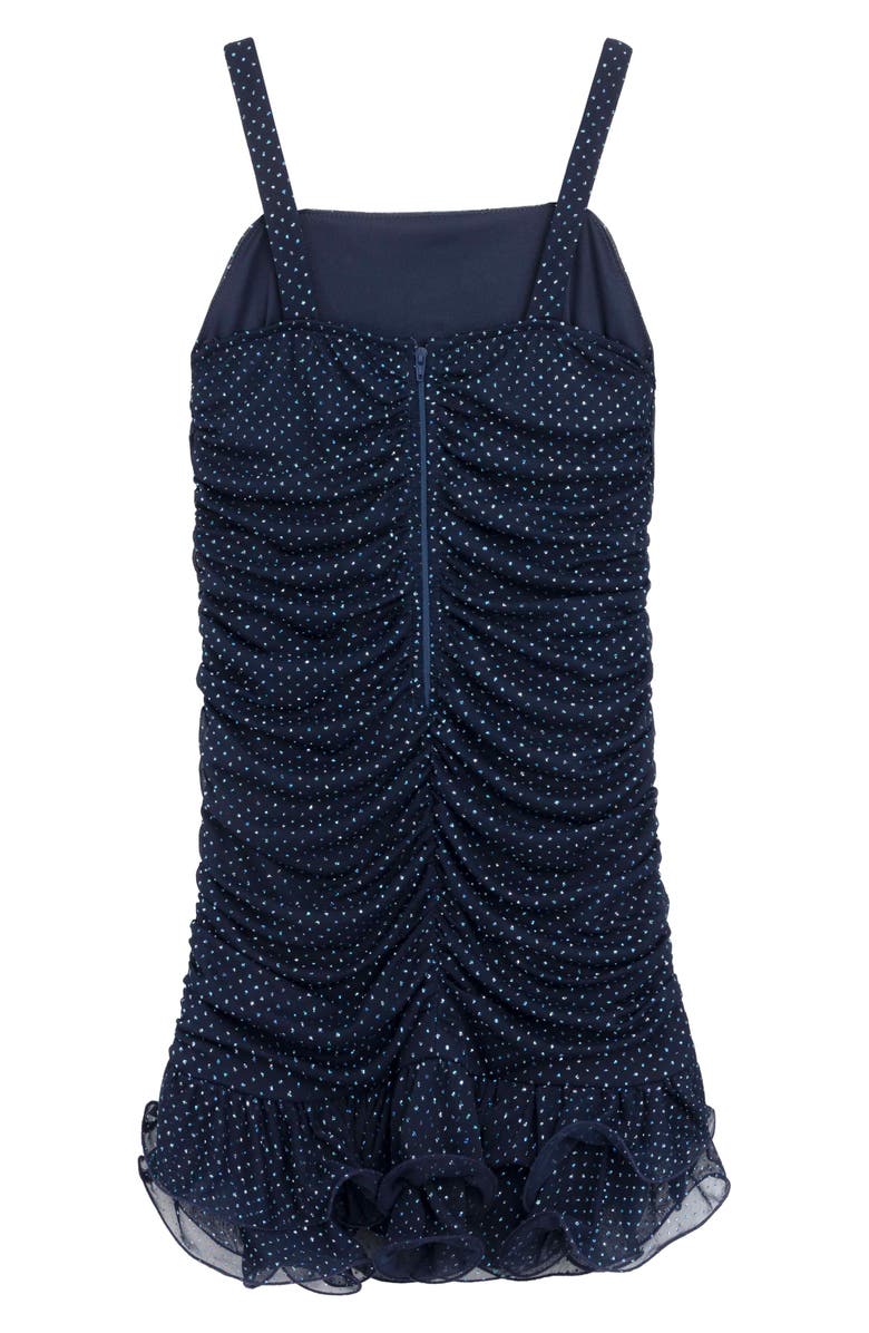 Speechless Kids' Glitter Body-Con Party Dress, Alternate, color, Navy Blue
